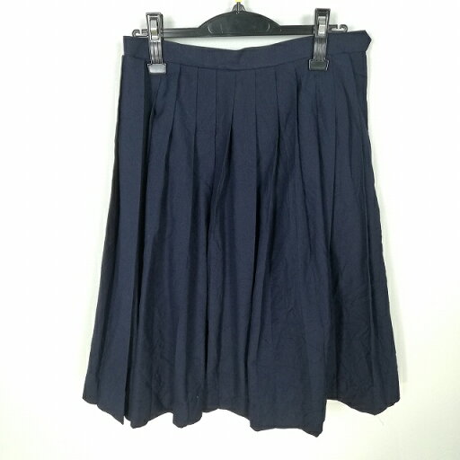 スクールスカート 夏物 w69-丈62 紺 中学 高校 プリーツ 学生服 制服 女子 中古 HK6798 スクールスカート 夏物 w69-丈62 紺 中学 高校 プリーツ 学生服 制服 女子 中古 HK6798