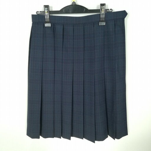 スクールスカート 夏物 w69-丈60 チェック 中学 高校 プリーツ 学生服 制服 女子 中古 HK8314 スクールスカート 夏物 w69-丈60 チェック 中学 高校 プリーツ 学生服 制服 女子 中古 HK8314