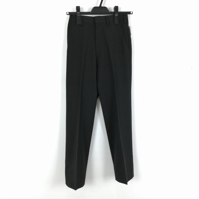 学生ズボン 冬物 W60 カンコー 標準型学生服 男子 学ラン 冬ズボン カシドス ノータック 中古 黒 ランクB a2 PP4167