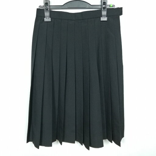スクールスカート 夏物 w66-丈62 黒 中学 高校 プリーツ 学生服 制服 女子 中古 HK3916 スクールスカート 夏物 w66-丈62 黒 中学 高校 プリーツ 学生服 制服 女子 中古 HK3916