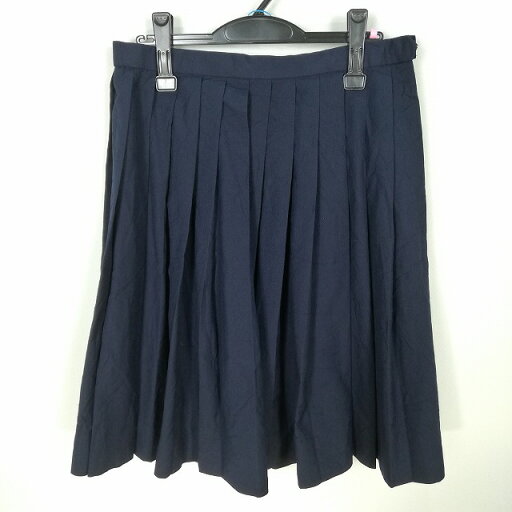 スクールスカート 大きいサイズ 冬物 w72-丈61 紺 中学 高校 プリーツ 学生服 制服 女子 中古 HK6829 スクールスカート 大きいサイズ 冬物 w72-丈61 紺 中学 高校 プリーツ 学生服 制服 女子 中古 HK6829