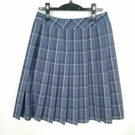 スクールスカート 冬物 w62-丈56 チェック 中学 高校 プリーツ 学生服 制服 女子 中古 HK6884 スクールスカート 冬物 w62-丈56 チェック 中学 高校 プリーツ 学生服 制服 女子 中古 HK6884