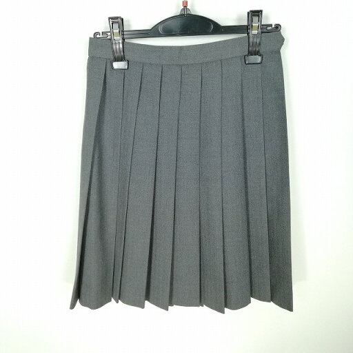 スクールスカート 冬物 w60-丈52 グレー 中学 高校 プリーツ 学生服 制服 女子 中古 HK8325 スクールスカート 冬物 w60-丈52 グレー 中学 高校 プリーツ 学生服 制服 女子 中古 HK8325