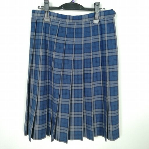 スクールスカート 大きいサイズ 夏物 w75-丈65 チェック 中学 高校 プリーツ 学生服 制服 女子 中古 HK8596 スクールスカート 大きいサイズ 夏物 w75-丈65 チェック 中学 高校 プリーツ 学生服 制服 女子 中古 HK8596