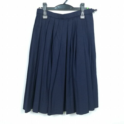 スクールスカート 冬物 w66-丈64 紺 中学 高校 プリーツ 学生服 制服 女子 中古 HK5510 スクールスカート 冬物 w66-丈64 紺 中学 高校 プリーツ 学生服 制服 女子 中古 HK5510