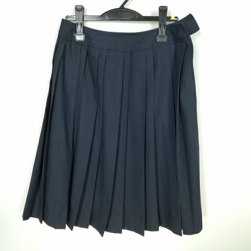 スクールスカート 冬物 w69-丈62 紺 中学 高校 プリーツ 学生服 制服 女子 中古 HK6888 スクールスカート 冬物 w69-丈62 紺 中学 高校 プリーツ 学生服 制服 女子 中古 HK6888