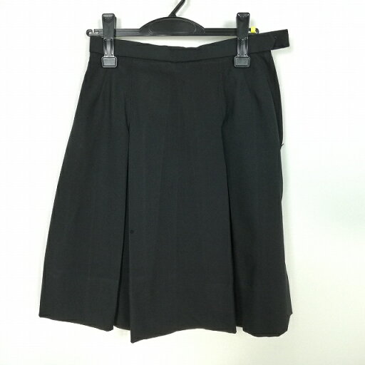スクールスカート 冬物 w69-丈54 黒 中学 高校 プリーツ 学生服 制服 女子 中古 HK6897 スクールスカート 冬物 w69-丈54 黒 中学 高校 プリーツ 学生服 制服 女子 中古 HK6897