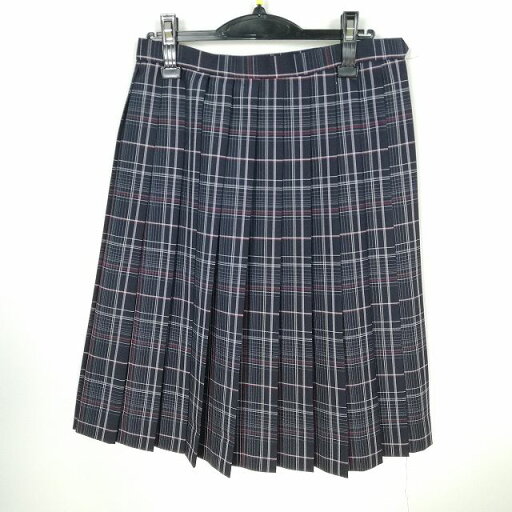 スクールスカート 夏物 w69-丈62 チェック 中学 高校 プリーツ 学生服 制服 女子 中古 HK6909 スクールスカート 夏物 w69-丈62 チェック 中学 高校 プリーツ 学生服 制服 女子 中古 HK6909