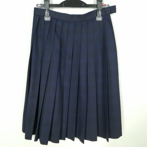 スクールスカート 冬物 w63-丈62 チェック 中学 高校 プリーツ 学生服 制服 女子 中古 HK7392 スクールスカート 冬物 w63-丈62 チェック 中学 高校 プリーツ 学生服 制服 女子 中古 HK7392