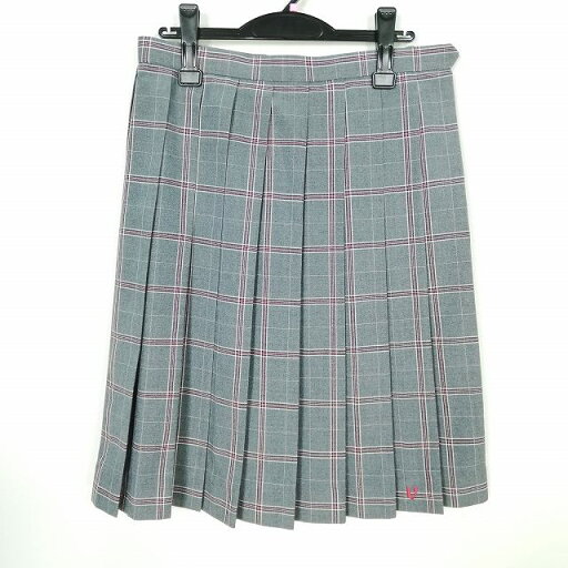 スクールスカート 大きいサイズ 夏物 w72-丈60 チェック 大阪上宮高校 プリーツ 学生服 制服 女子 中古 HK7407 スクールスカート 大きいサイズ 夏物 w72-丈60 チェック 大阪上宮高校 プリーツ 学生服 制服 女子 中古 HK7407