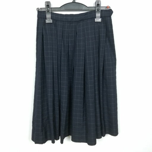 スクールスカート 冬物 w60-丈60 チェック 中学 高校 プリーツ 学生服 制服 女子 中古 HK3975 スクールスカート 冬物 w60-丈60 チェック 中学 高校 プリーツ 学生服 制服 女子 中古 HK3975