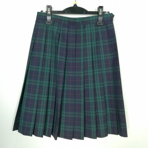 スクールスカート 夏物 w69-丈58 チェック 中学 高校 プリーツ 学生服 制服 女子 中古 HK7425 スクールスカート 夏物 w69-丈58 チェック 中学 高校 プリーツ 学生服 制服 女子 中古 HK7425