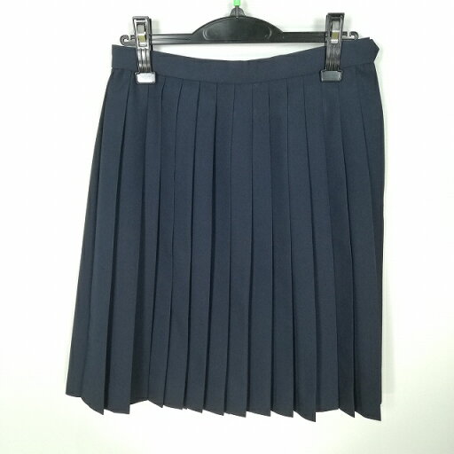 スクールスカート 夏物 w66-丈57 紺 中学 高校 プリーツ 学生服 制服 女子 中古 HK8354 スクールスカート 夏物 w66-丈57 紺 中学 高校 プリーツ 学生服 制服 女子 中古 HK8354