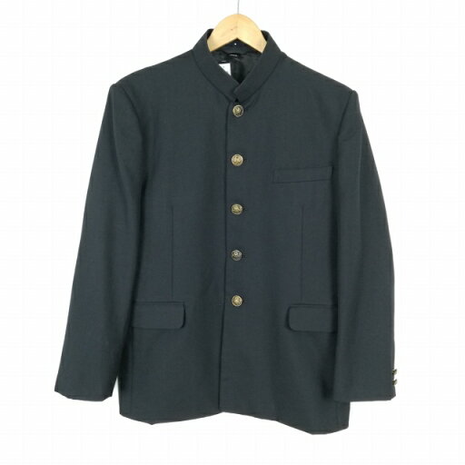 学生服 学ラン 170A 男子 上着 ウール混 標準型学生服 詰襟 サージ 黒 中古 ランクC a3 JJ6679 学生服 学ラン 170A 男子 上着 ウール混 標準型学生服 詰襟 サージ 黒 中古 ランクC a3 JJ6679