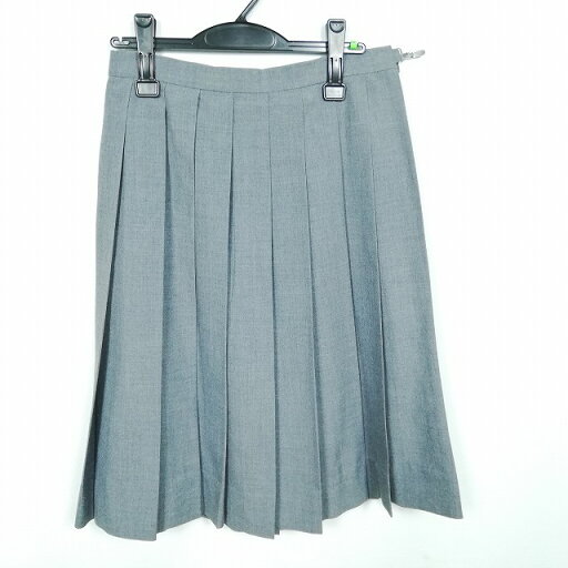スクールスカート 夏物 w66-丈65 グレー 中学 高校 プリーツ 学生服 制服 女子 中古 HK3995 スクールスカート 夏物 w66-丈65 グレー 中学 高校 プリーツ 学生服 制服 女子 中古 HK3995