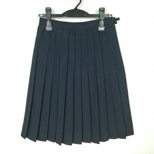 スクールスカート 夏物 w60-丈57 紺 中学 高校 プリーツ 学生服 制服 女子 中古 HK5251 スクールスカート 夏物 w60-丈57 紺 中学 高校 プリーツ 学生服 制服 女子 中古 HK5251