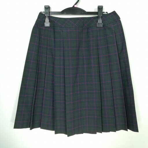 スクールスカート 大きいサイズ 夏物 w72-丈56 チェック 中学 高校 プリーツ 学生服 制服 女子 中古 HK7440 スクールスカート 大きいサイズ 夏物 w72-丈56 チェック 中学 高校 プリーツ 学生服 制服 女子 中古 HK7440