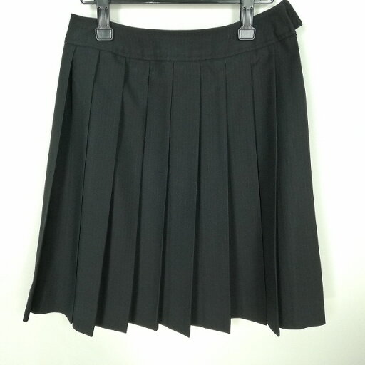 スクールスカート 冬物 w69-丈56 ストライプ 中学 高校 プリーツ 学生服 制服 女子 中古 HK8364 スクールスカート 冬物 w69-丈56 ストライプ 中学 高校 プリーツ 学生服 制服 女子 中古 HK8364