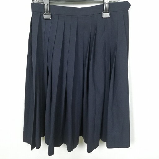 スクールスカート 夏物 w66-丈58 紺 中学 高校 プリーツ 学生服 制服 女子 中古 HK5348 スクールスカート 夏物 w66-丈58 紺 中学 高校 プリーツ 学生服 制服 女子 中古 HK5348