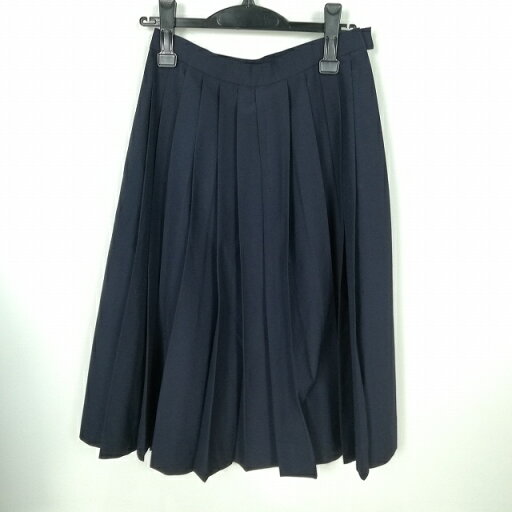 スクールスカート 夏物 w60-丈65 紺 中学 高校 プリーツ 学生服 制服 女子 中古 HK5544 スクールスカート 夏物 w60-丈65 紺 中学 高校 プリーツ 学生服 制服 女子 中古 HK5544