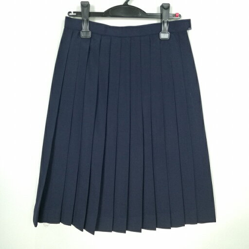 スクールスカート 夏物 w63-丈62 紺 中学 高校 プリーツ 学生服 制服 女子 中古 HK5568 スクールスカート 夏物 w63-丈62 紺 中学 高校 プリーツ 学生服 制服 女子 中古 HK5568