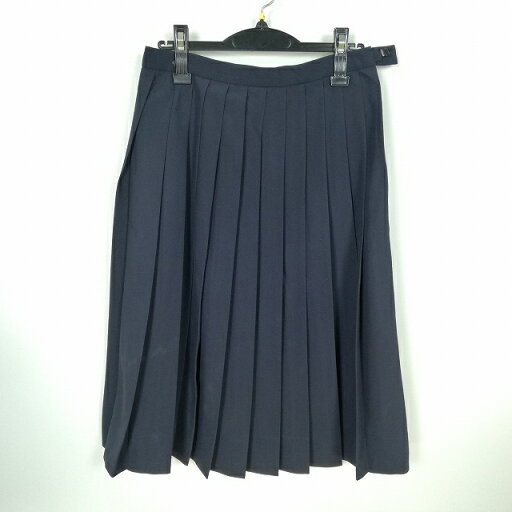 スクールスカート 夏物 w69-丈67 紺 中学 高校 プリーツ 学生服 制服 女子 中古 HK5579 スクールスカート 夏物 w69-丈67 紺 中学 高校 プリーツ 学生服 制服 女子 中古 HK5579