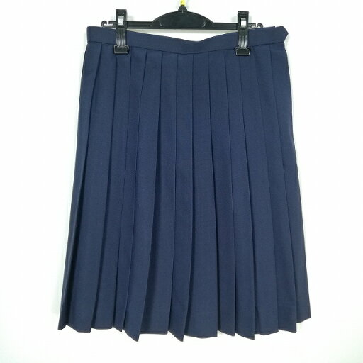 スクールスカート 夏物 w69-丈59 紺 中学 高校 プリーツ 学生服 制服 女子 中古 HK6964 スクールスカート 夏物 w69-丈59 紺 中学 高校 プリーツ 学生服 制服 女子 中古 HK6964