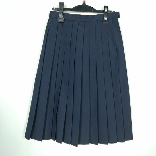 スクールスカート 夏物 w63-丈65 紺 中学 高校 プリーツ 学生服 制服 女子 中古 HK6974 スクールスカート 夏物 w63-丈65 紺 中学 高校 プリーツ 学生服 制服 女子 中古 HK6974