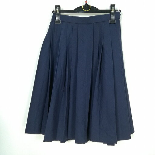 スクールスカート 夏物 w60-丈55 紺 中学 高校 プリーツ 学生服 制服 女子 中古 HK6992 スクールスカート 夏物 w60-丈55 紺 中学 高校 プリーツ 学生服 制服 女子 中古 HK6992
