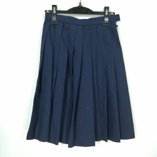 スクールスカート 夏物 w60-丈55 紺 中学 高校 プリーツ 学生服 制服 女子 中古 HK6993 スクールスカート 夏物 w60-丈55 紺 中学 高校 プリーツ 学生服 制服 女子 中古 HK6993