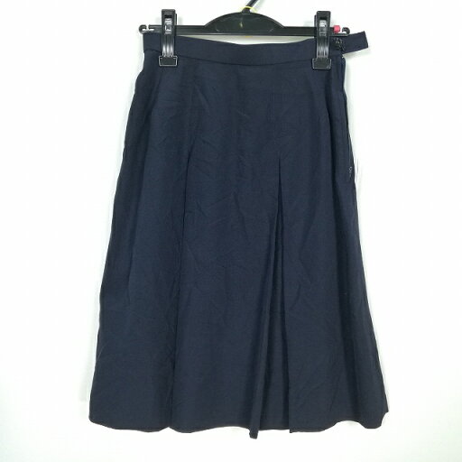 スクールスカート 夏物 w63-丈58 紺 中学 高校 プリーツ 学生服 制服 女子 中古 HK6995 スクールスカート 夏物 w63-丈58 紺 中学 高校 プリーツ 学生服 制服 女子 中古 HK6995