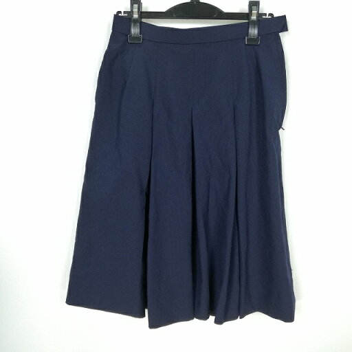 スクールスカート 夏物 w69-丈58 紺 中学 高校 プリーツ 学生服 制服 女子 中古 HK6999 スクールスカート 夏物 w69-丈58 紺 中学 高校 プリーツ 学生服 制服 女子 中古 HK6999