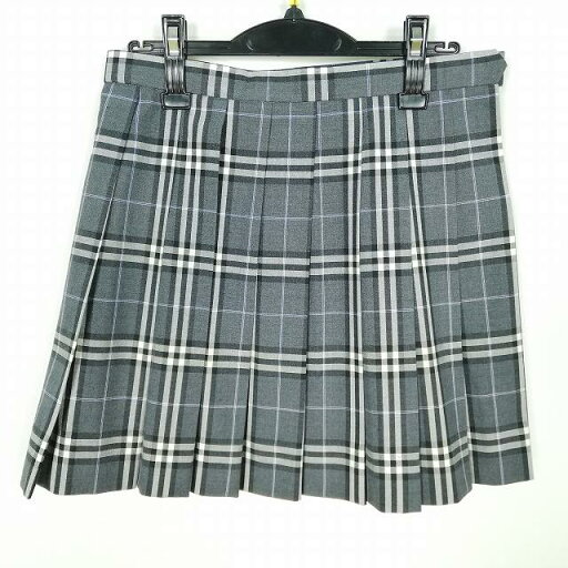 スクールスカート 夏物 w69-丈44 チェック 中学 高校 ミニ丈 プリーツ 学生服 制服 女子 中古 HK8057 スクールスカート 夏物 w69-丈44 チェック 中学 高校 ミニ丈 プリーツ 学生服 制服 女子 中古 HK8057
