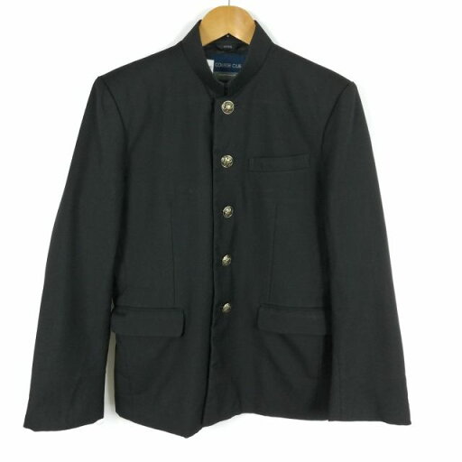 学生服 学ラン 160A 男子 上着 ウール混 詰襟 サージ 黒 中古 ランクC a3 JJ6029 学生服 学ラン 160A 男子 上着 ウール混 詰襟 サージ 黒 中古 ランクC a3 JJ6029