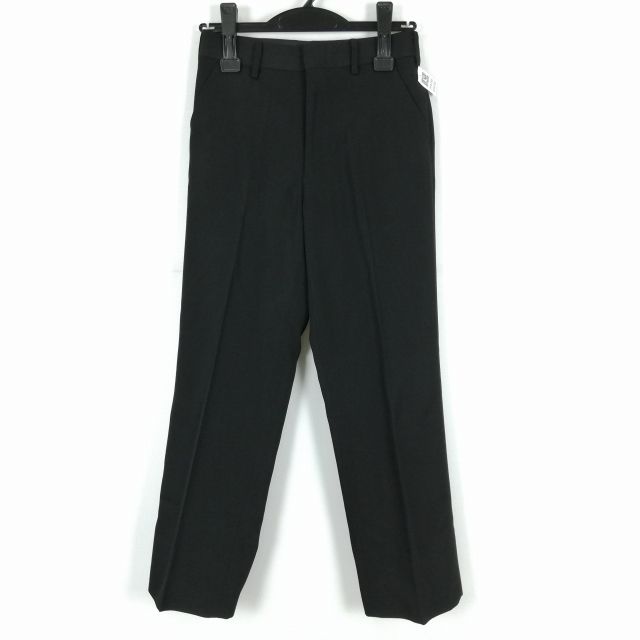 学生ズボン 冬物 W64 トンボ 標準型学生服 男子 学ラン 冬ズボン カシドス ノータック 中古 黒 ランクB a2 PP4250