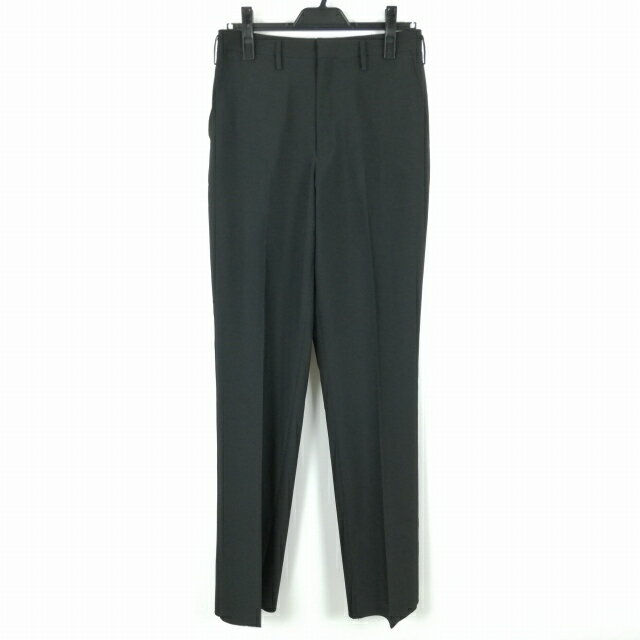 学生ズボン 夏物 W74 富士ヨット 標準型学生服 男子 学ラン 夏ズボン ノータック 中古 黒 ランクB a2 PP4466