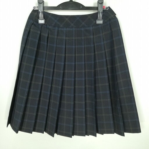 スクールスカート 夏物 w63-丈56 チェック 中学 高校 プリーツ 学生服 制服 女子 中古 HK0373 スクールスカート 夏物 w63-丈56 チェック 中学 高校 プリーツ 学生服 制服 女子 中古 HK0373