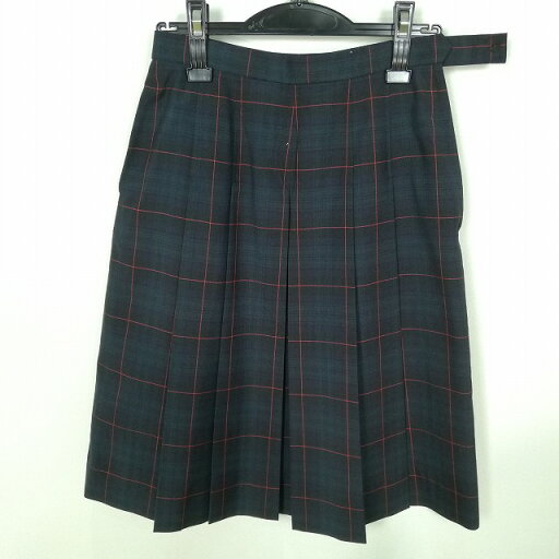 スクールスカート 夏物 w69-丈61 チェック 中学 高校 プリーツ 学生服 制服 女子 中古 HK5053 スクールスカート 夏物 w69-丈61 チェック 中学 高校 プリーツ 学生服 制服 女子 中古 HK5053