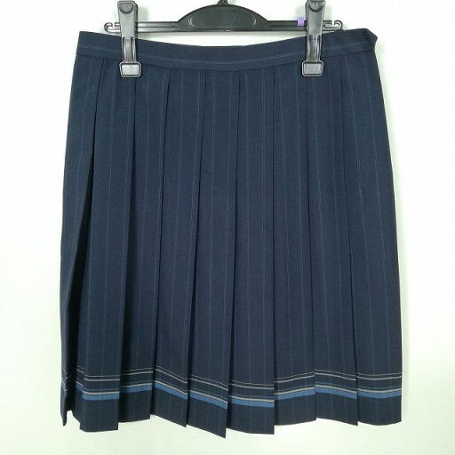 スクールスカート 大きいサイズ 夏物 w75-丈59 ストライプ 福岡八幡高校 プリーツ 学生服 制服 女子 中古 HK5055 スクールスカート 大きいサイズ 夏物 w75-丈59 ストライプ 福岡八幡高校 プリーツ 学生服 制服 女子 中古 HK5055