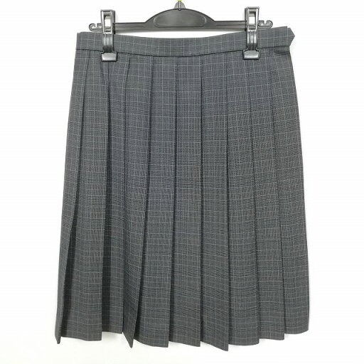 スクールスカート 冬物 w69-丈60 チェック 中学 高校 プリーツ 学生服 制服 女子 中古 HK5301 スクールスカート 冬物 w69-丈60 チェック 中学 高校 プリーツ 学生服 制服 女子 中古 HK5301