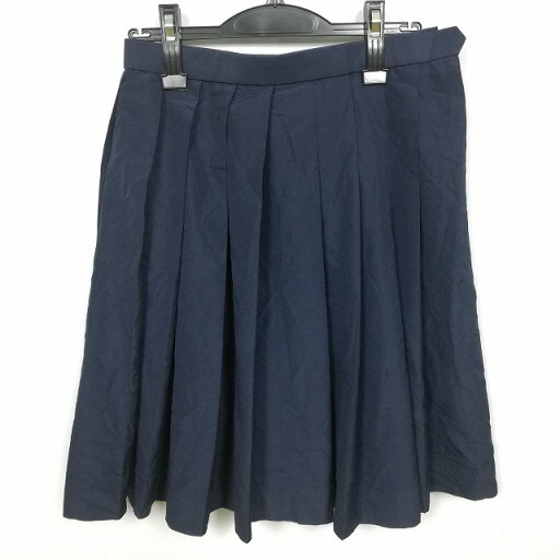 スクールスカート 夏物 w63-丈56 紺 中学 高校 森英恵 プリーツ 学生服 制服 女子 中古 HK5358 スクールスカート 夏物 w63-丈56 紺 中学 高校 森英恵 プリーツ 学生服 制服 女子 中古 HK5358