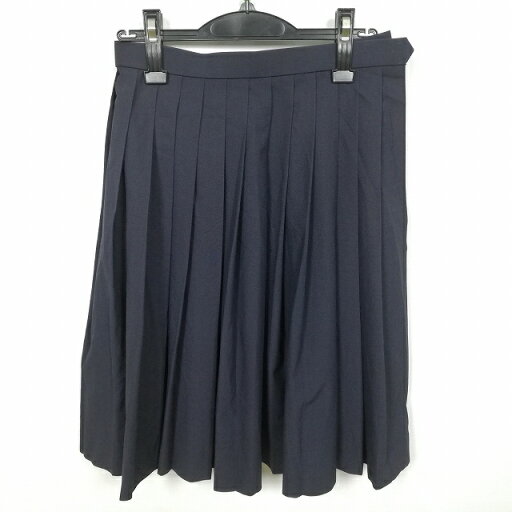 スクールスカート 夏物 w66-丈59 紺 中学 高校 プリーツ 学生服 制服 女子 中古 HK5364 スクールスカート 夏物 w66-丈59 紺 中学 高校 プリーツ 学生服 制服 女子 中古 HK5364