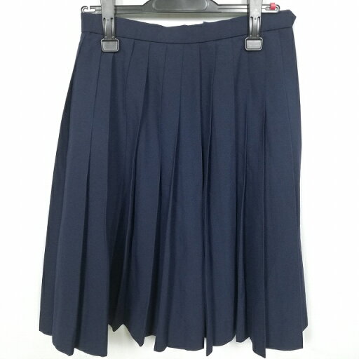 スクールスカート 夏物 w63-丈59 紺 中学 高校 プリーツ 学生服 制服 女子 中古 HK5371 スクールスカート 夏物 w63-丈59 紺 中学 高校 プリーツ 学生服 制服 女子 中古 HK5371