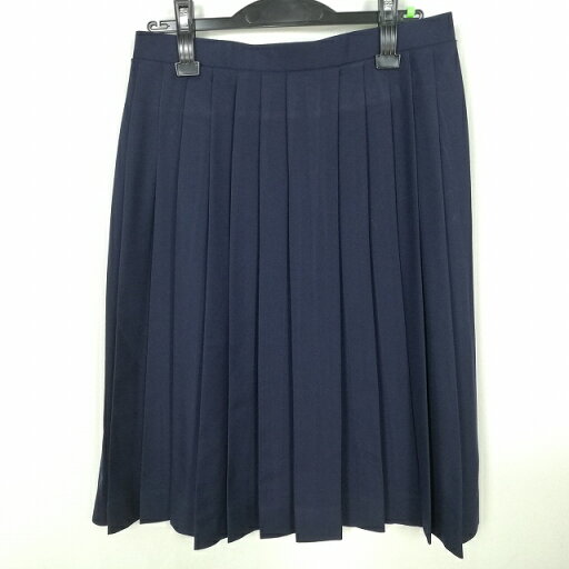 スクールスカート 冬物 w66-丈65 紺 中学 高校 プリーツ 学生服 制服 女子 中古 HK5667 スクールスカート 冬物 w66-丈65 紺 中学 高校 プリーツ 学生服 制服 女子 中古 HK5667