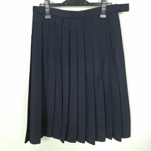 スクールスカート 大きいサイズ 冬物 w72-丈65 紺 中学 高校 プリーツ 学生服 制服 女子 中古 HK5673 スクールスカート 大きいサイズ 冬物 w72-丈65 紺 中学 高校 プリーツ 学生服 制服 女子 中古 HK5673
