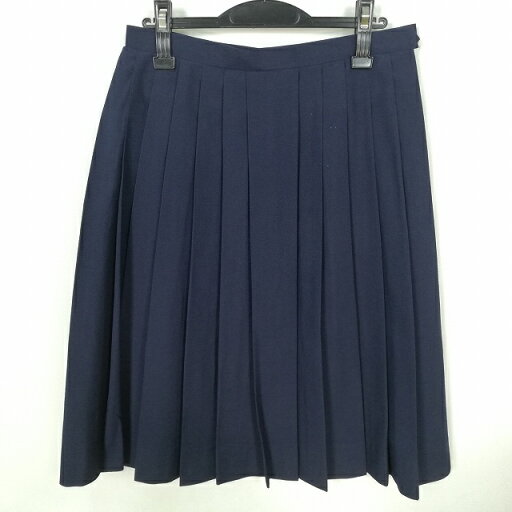 スクールスカート 夏物 w69-丈65 紺 中学 高校 プリーツ 学生服 制服 女子 中古 HK5683 スクールスカート 夏物 w69-丈65 紺 中学 高校 プリーツ 学生服 制服 女子 中古 HK5683