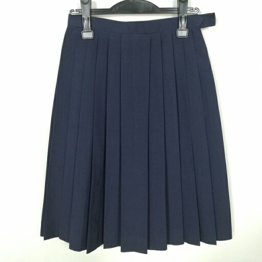 スクールスカート 夏物 w63-丈63 紺 中学 高校 プリーツ 学生服 制服 女子 中古 HK5684 スクールスカート 夏物 w63-丈63 紺 中学 高校 プリーツ 学生服 制服 女子 中古 HK5684