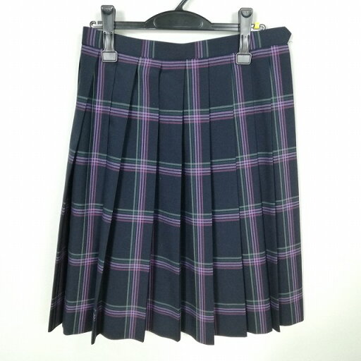 スクールスカート 夏物 w69-丈60 チェック 中学 高校 プリーツ 学生服 制服 女子 中古 HK7502 スクールスカート 夏物 w69-丈60 チェック 中学 高校 プリーツ 学生服 制服 女子 中古 HK7502