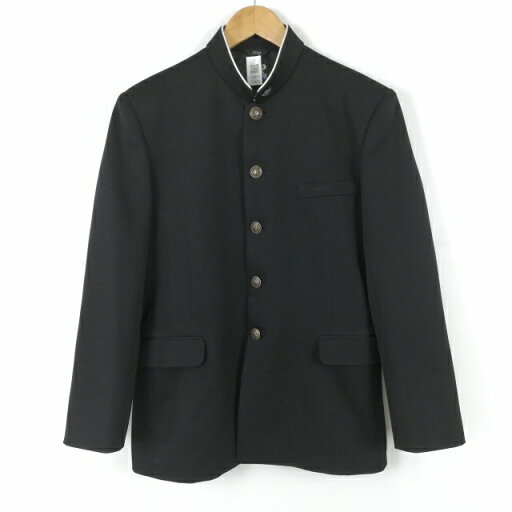 学生服 学ラン 175A 男子 トンボ NBP 上着 丸洗い可 標準型学生服 ラウンドカラー カシドス 黒 中古 ランクC a3 JJ6614 学生服 学ラン 175A 男子 トンボ NBP 上着 丸洗い可 標準型学生服 ラウンドカラー カシドス 黒 中古 ランクC a3 JJ6614