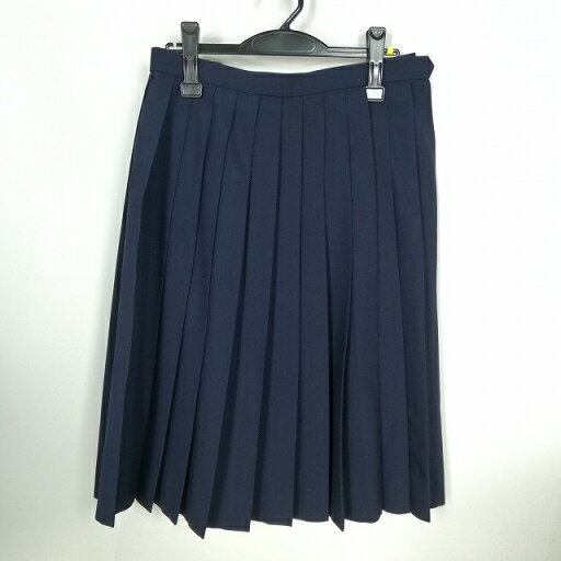 スクールスカート 夏物 w69-丈66 紺 中学 高校 プリーツ 学生服 制服 女子 中古 HK0018 スクールスカート 夏物 w69-丈66 紺 中学 高校 プリーツ 学生服 制服 女子 中古 HK0018